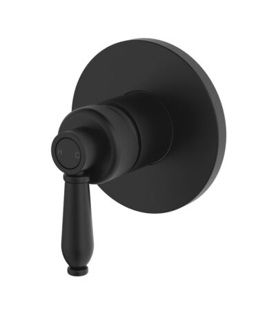 Eleanor Wall Mixer, Matte Black / Matte Black
