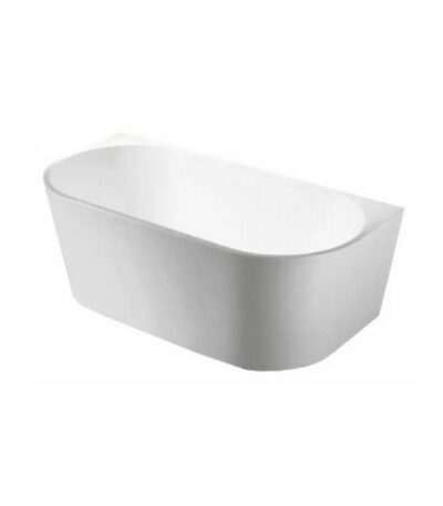 Elivia Back To Wall Bathtub - Acrylic Matte White - 1700mm | ELBT1700MW
