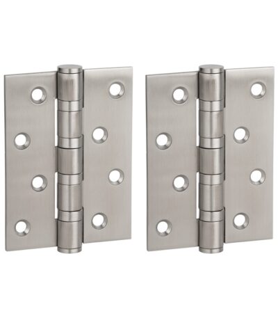 Ellis Butt Door Hinge Pair 100mm - Stainless Steel