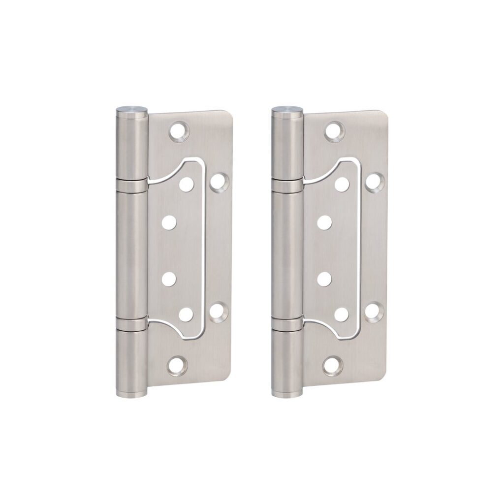 Ellis Flush Door Hinge Pair 130mm - Stainless Steel