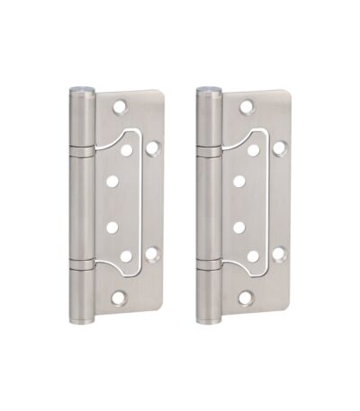 Ellis Flush Door Hinge Pair 130mm - Stainless Steel
