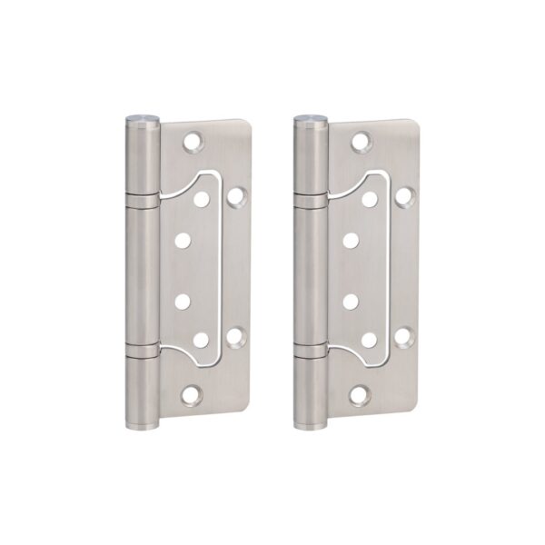 Ellis Flush Door Hinge Pair 130mm - Stainless Steel