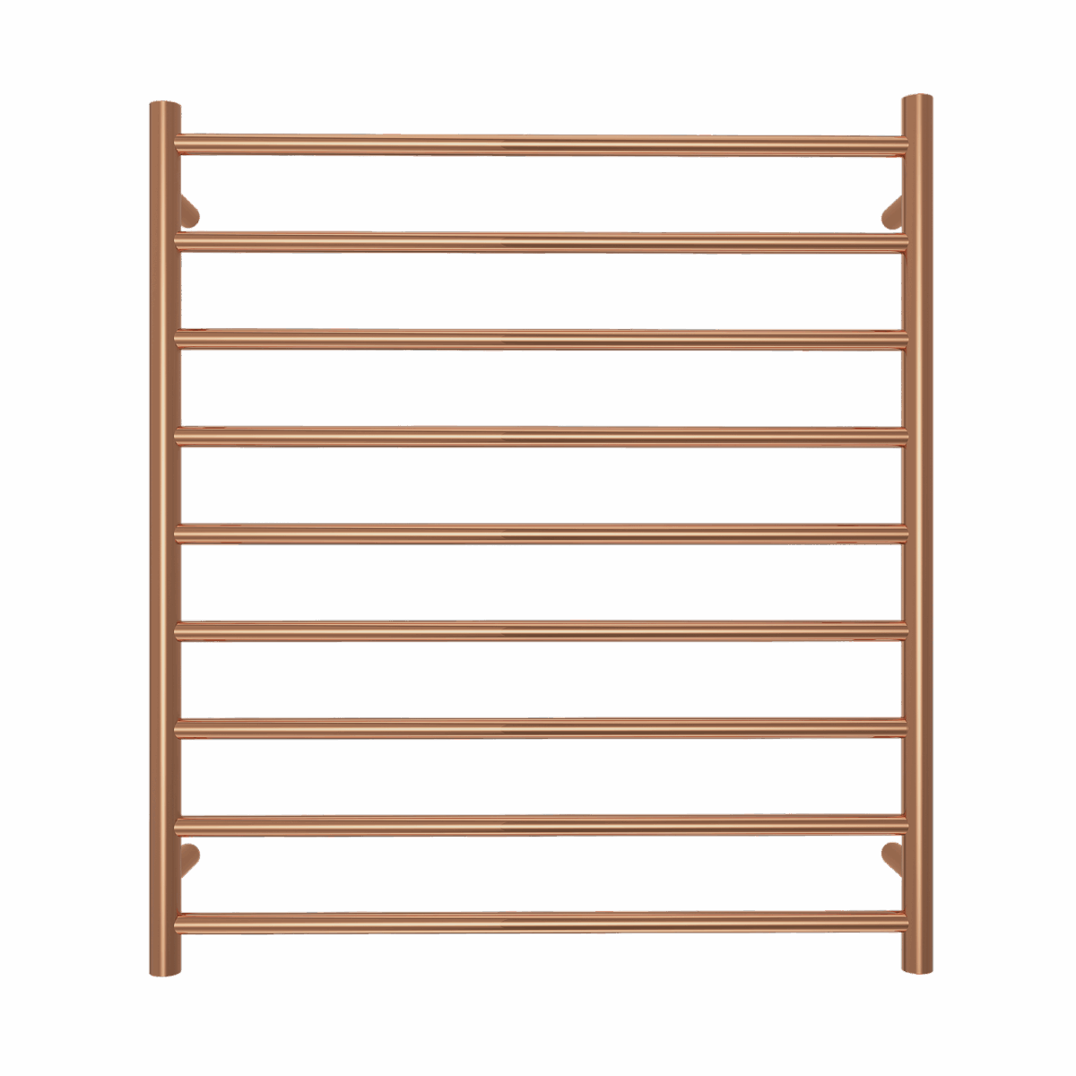 Elysian 9-Bar Heated Towel Ladder (12v) - Brushed Copper