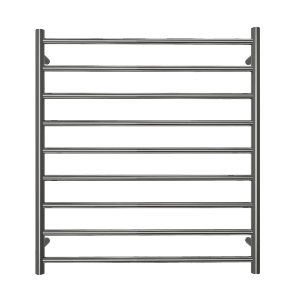 Elysian 9-Bar Heated Towel Ladder (12v) - Brushed Gunmetal