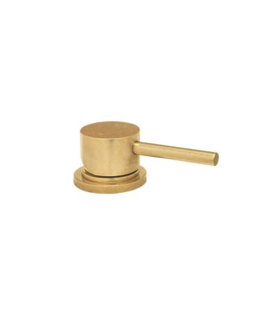 Elysian Bench-Mounted Minimal Mixer - Tumbled Aged Brass