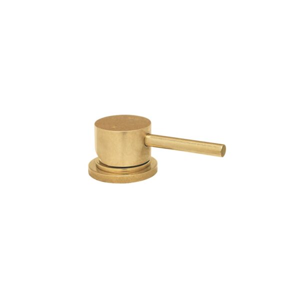 Elysian Bench-Mounted Minimal Mixer - Tumbled Aged Brass