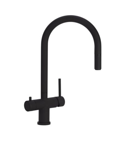 Elysian Commercial 3-Way Pull-Out Filter Tap - Matte Black