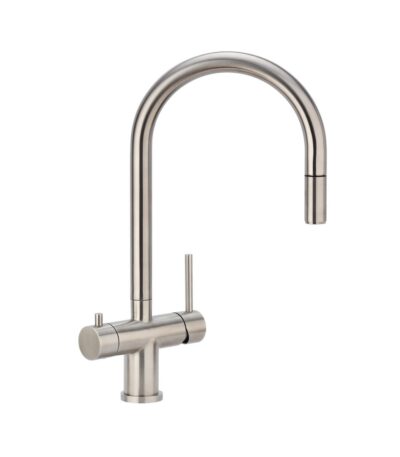 Elysian Commercial 3-Way Pull-Out Filter Tap - Stainless Steel