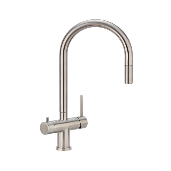 Elysian Commercial 3-Way Pull-Out Filter Tap - Stainless Steel