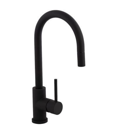 Elysian Commercial Pull-Out Kitchen Mixer - Matte Black