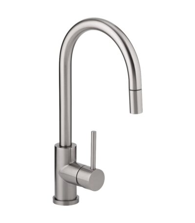 Elysian Commercial Pull-Out Kitchen Mixer - Stainless Steel