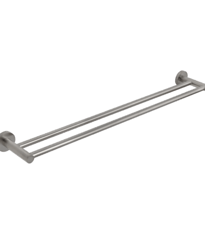 Elysian Double Towel Rail - Brushed Nickel