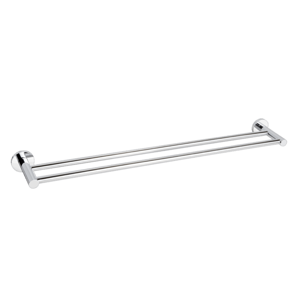 Elysian Double Towel Rail - Chrome