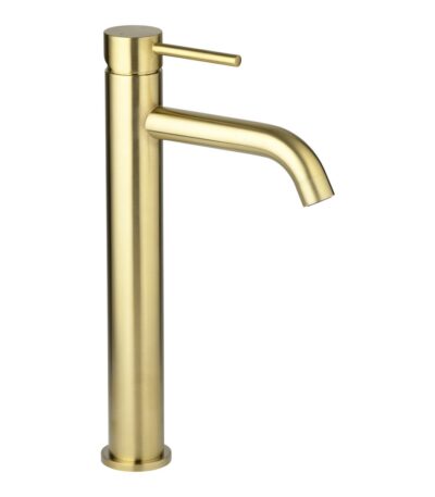 Elysian Extended Basin Mixer - Brushed Brass