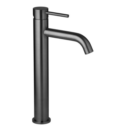 Elysian Extended Basin Mixer - Brushed Gunmetal