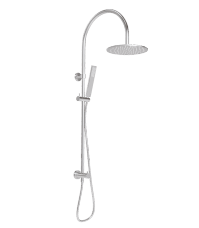 Elysian Gooseneck Shower Rail Set - Chrome