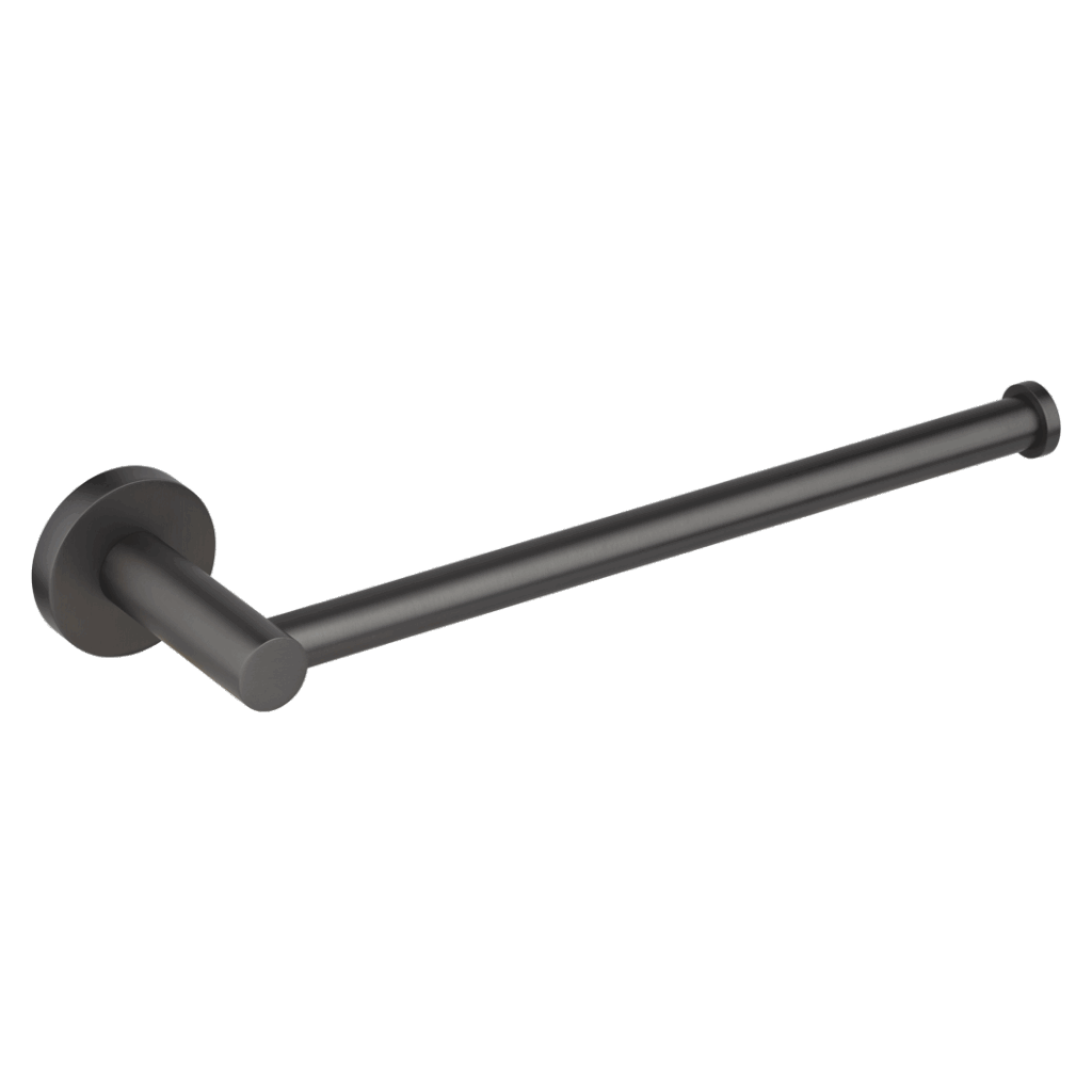 Elysian Hand Towel Holder - Brushed Gunmetal