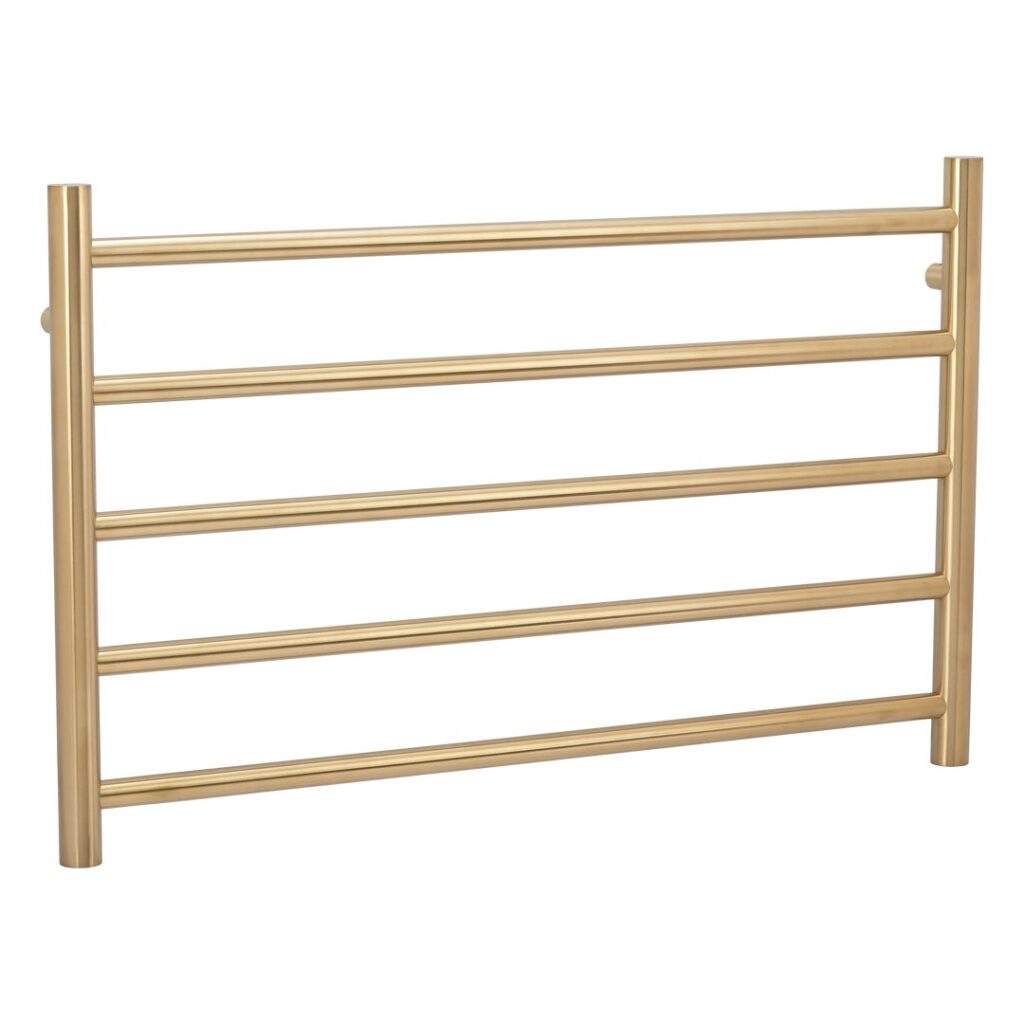 Elysian Heated Towel Ladder (12v) - Brushed Brass