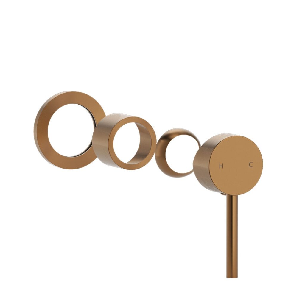 Elysian Minimal Handle Kit - Brushed Copper