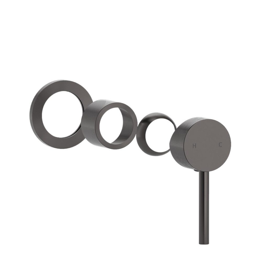 Elysian Minimal Handle Kit - Brushed Gunmetal