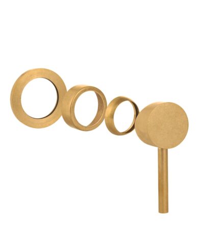 Elysian Minimal Handle Kit - Tumbled Aged Brass