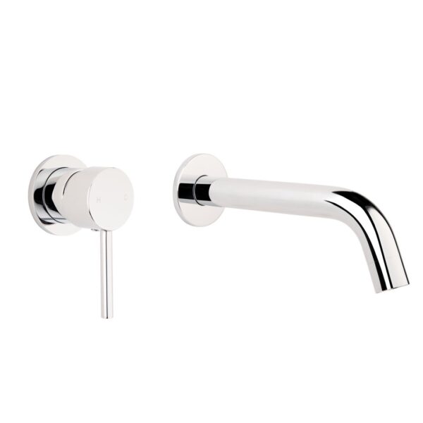 Elysian Minimal Mixer & Spout Set - Chrome