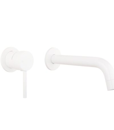 Elysian Minimal Mixer & Spout Set - White