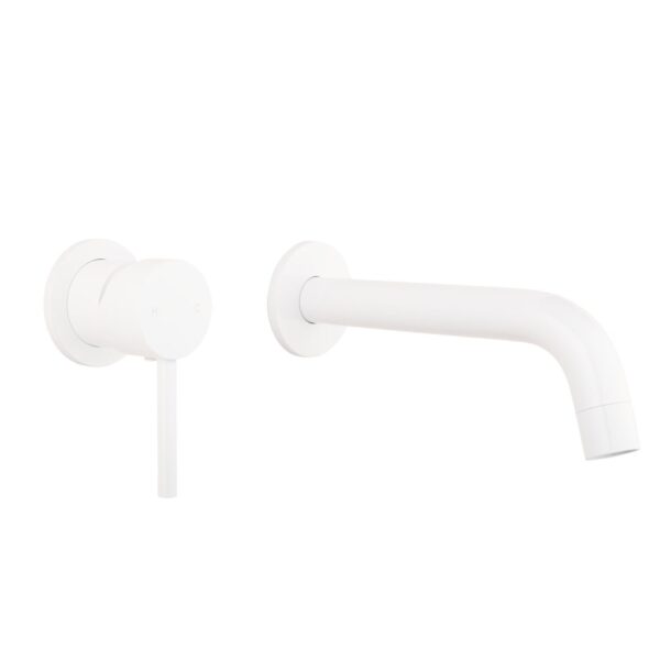 Elysian Minimal Mixer & Spout Set - White