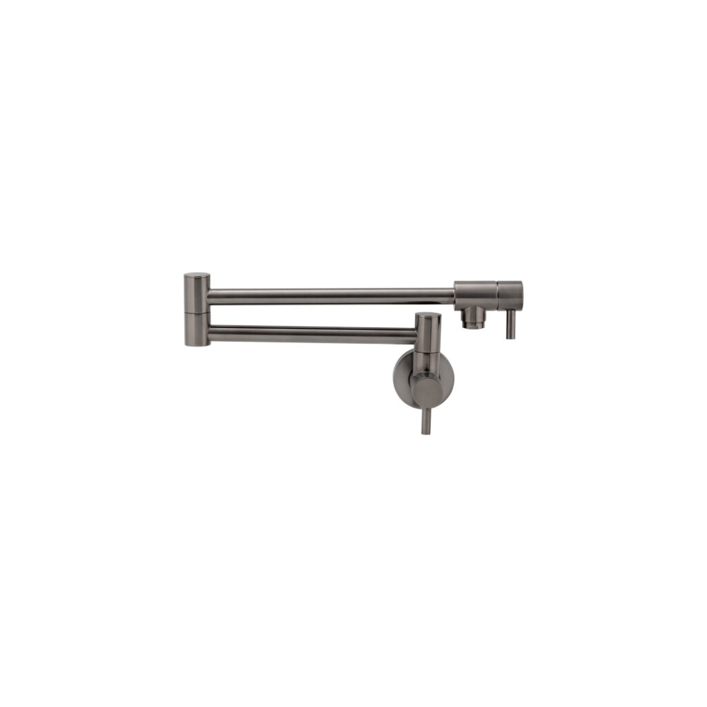 Elysian Pot Filler - Brushed Gunmetal