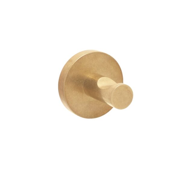 Elysian Robe Hook - Tumbled Aged Brass