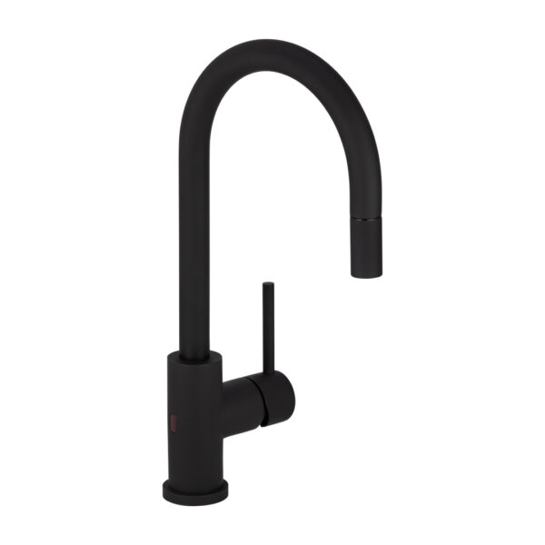 Elysian Sensor Commercial Pull-Out Kitchen Mixer - Matte Black