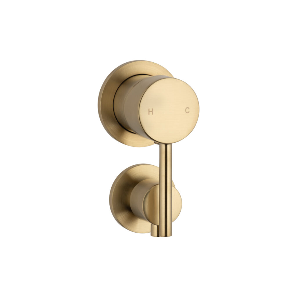 Elysian Shower Bottom Diverter - Brushed Brass