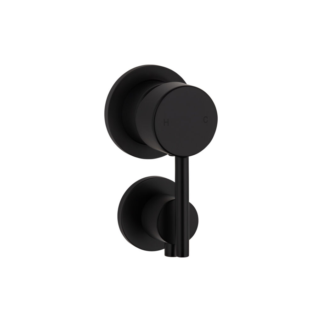 Elysian Shower Bottom Diverter - Matte Black
