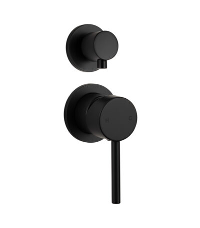 Elysian Shower Top Diverter - Matte Black