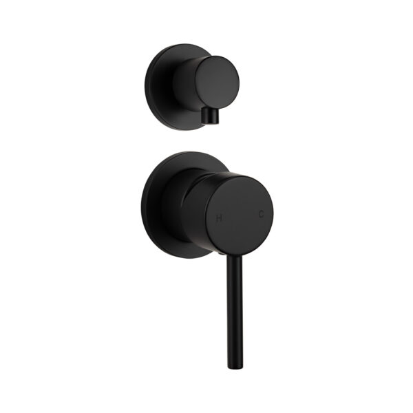 Elysian Shower Top Diverter - Matte Black