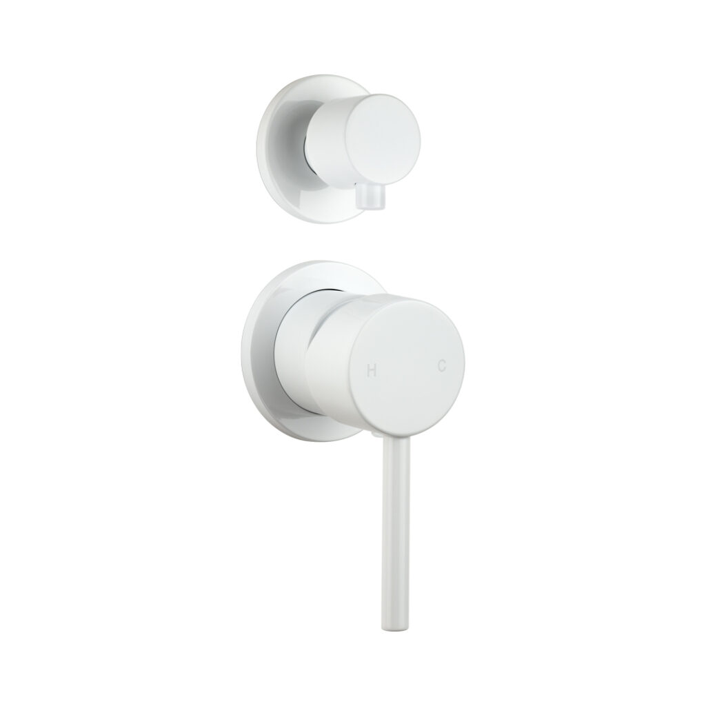 Elysian Shower Top Diverter - White