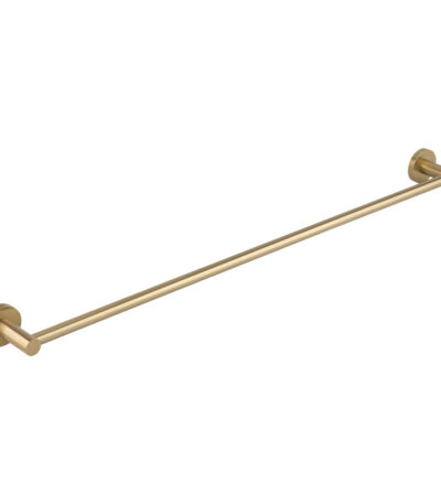 Elysian Single Towel Rail - Brushed Brass