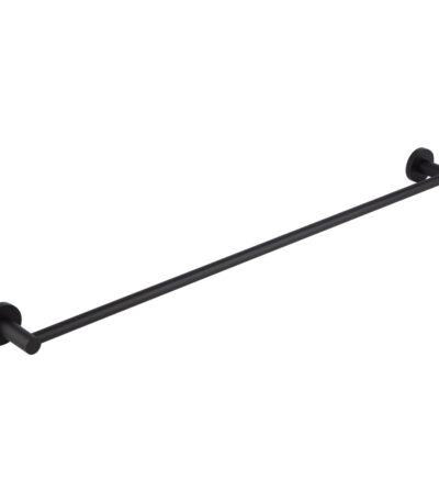 Elysian Single Towel Rail - Matte Black