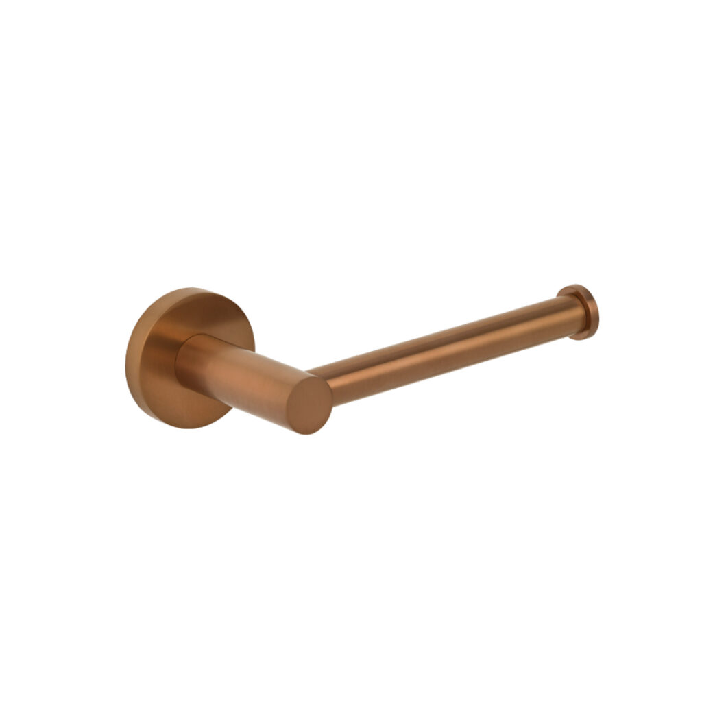 Elysian Toilet Roll Holder - Brushed Copper