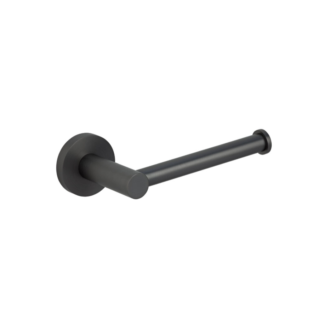 Elysian Toilet Roll Holder - Brushed Gunmetal