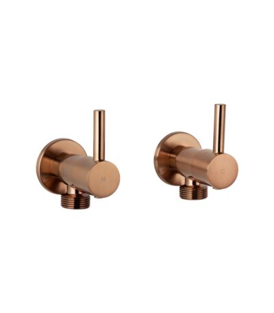 Elysian Washing Machine Stops - Brushed Copper