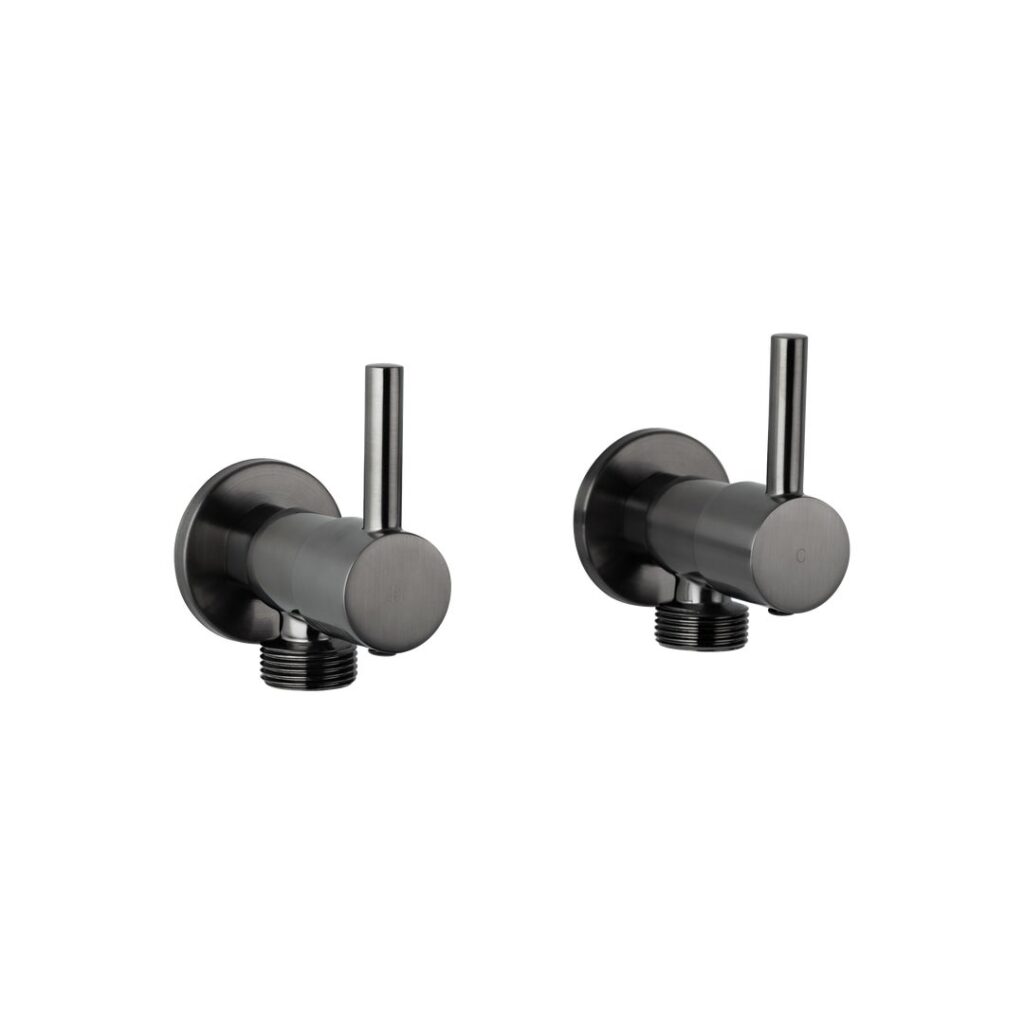 Elysian Washing Machine Stops - Brushed Gunmetal