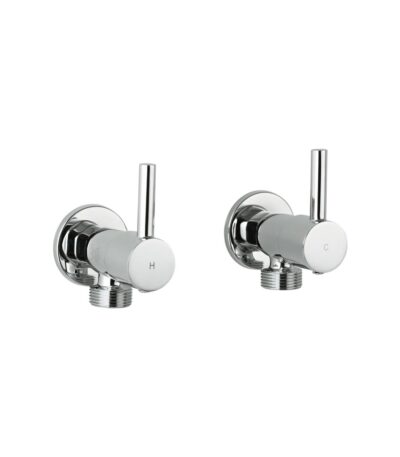 Elysian Washing Machine Stops - Chrome