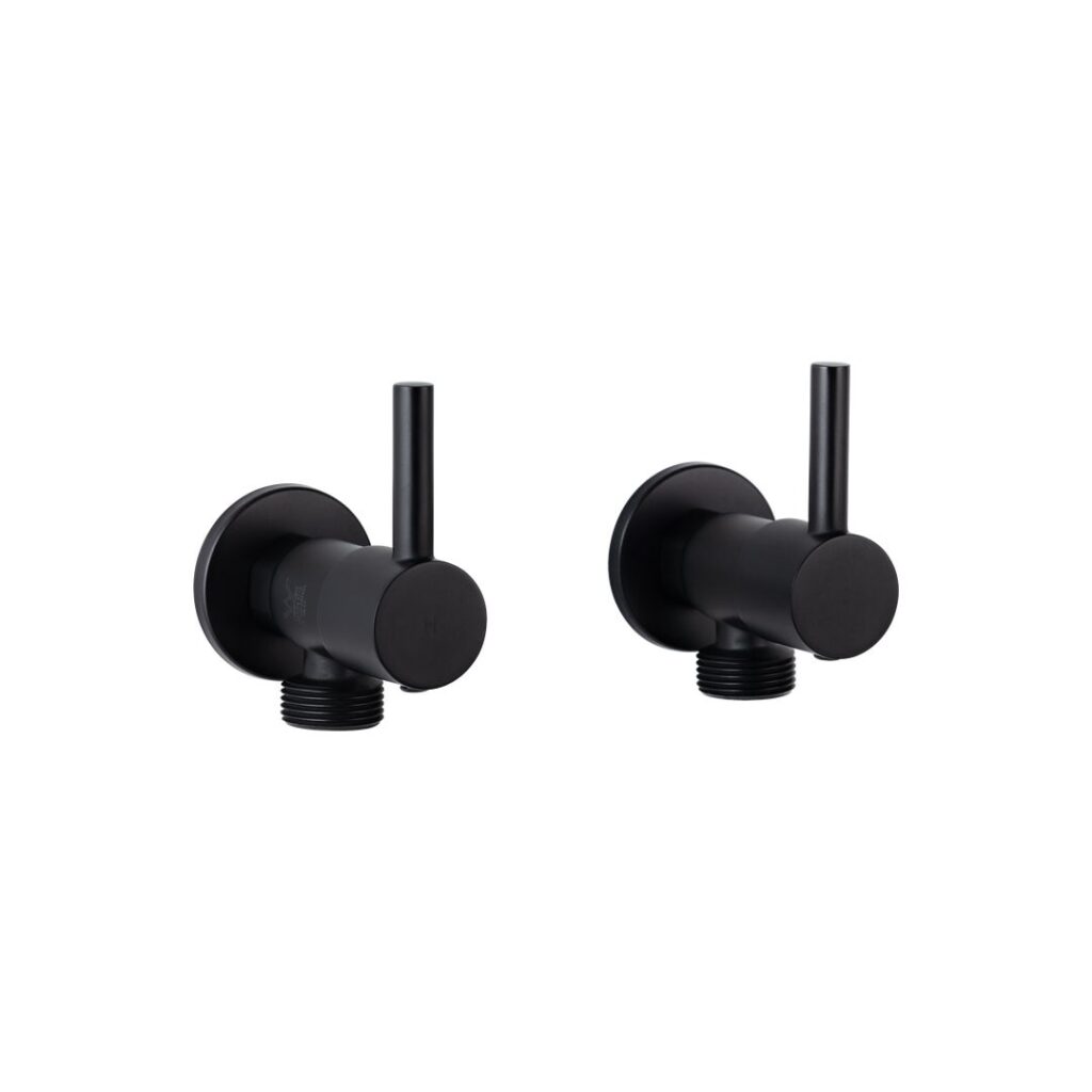 Elysian Washing Machine Stops - Matte Black