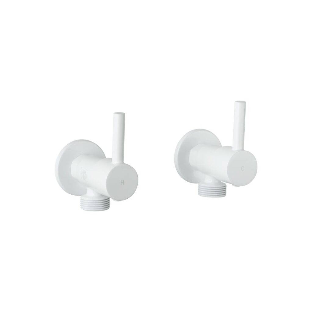 Elysian Washing Machine Stops - White
