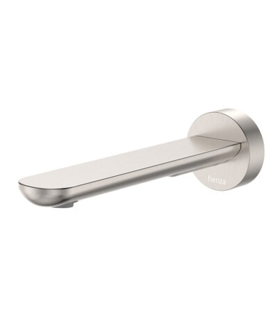 Empire Slim Basin/Bath Outlet, Round Plate, 180mm, Brushed Nickel