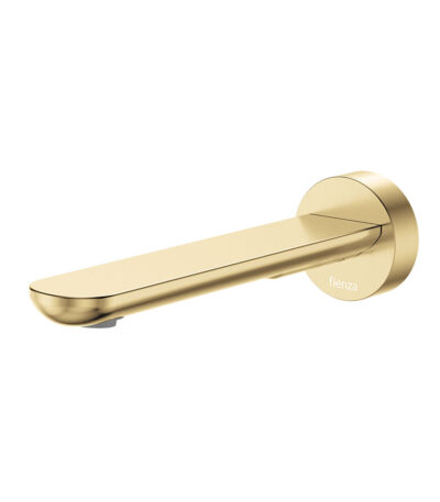Empire Slim Basin/Bath Outlet, Round Plate, 180mm, Urban Brass