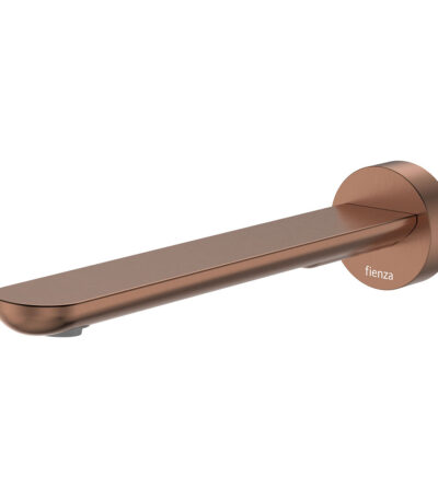 Empire Slim Basin/Bath Outlet, Round Plate, 220mm, Brushed Copper