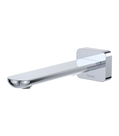 Empire Slim Basin/Bath Outlet, Square Plate, 180mm, Chrome