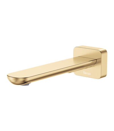 Empire Slim Basin/Bath Outlet, Square Plate, 180mm, Urban Brass